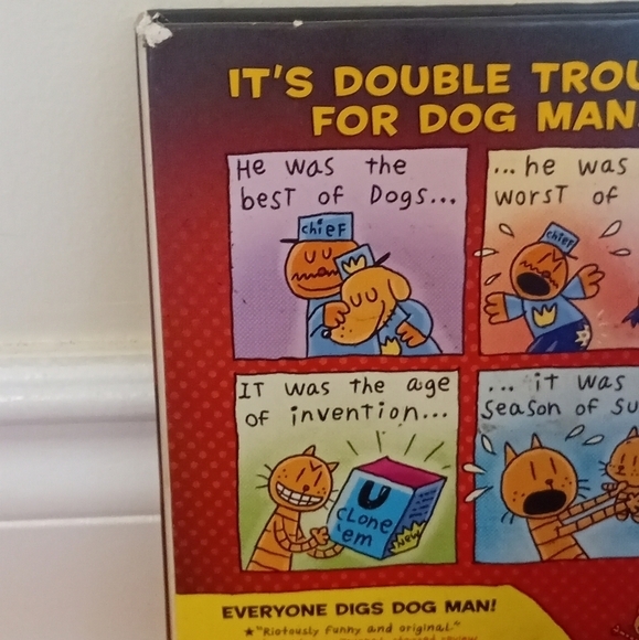 Modern Kids Hardcover‎ Book Dog Man #3 A Tale Of Two Kitties By Dav Pilkey Boys - Picture 5 of 7